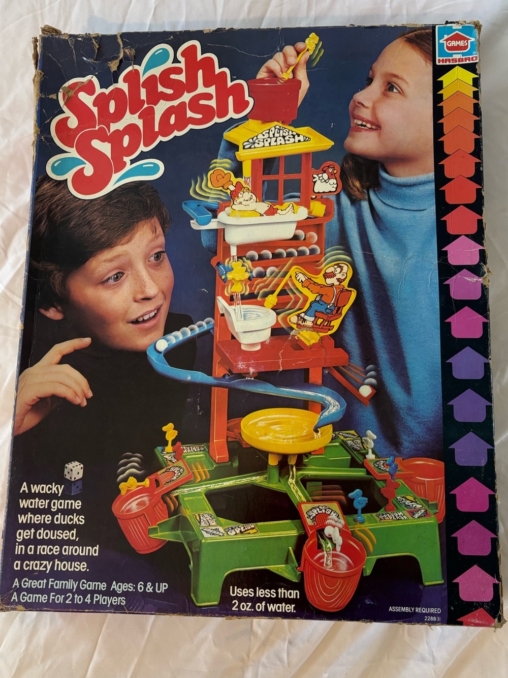 Vintage Rare Splish Splash Water Race Game